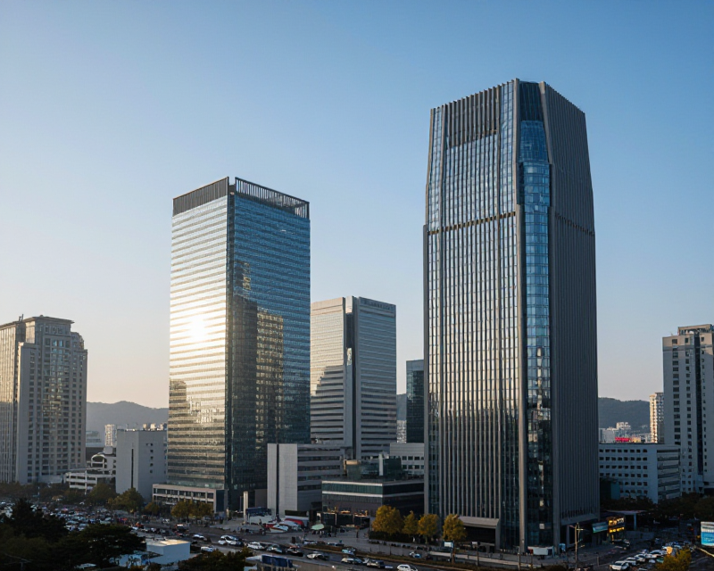 Sunny Seoul Cityscape