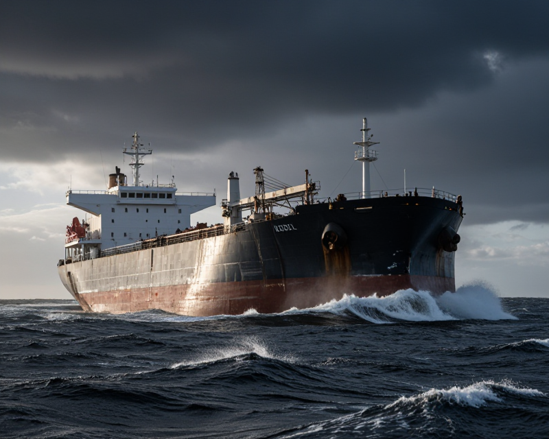 Oil Tanker in Strait of Hormuz