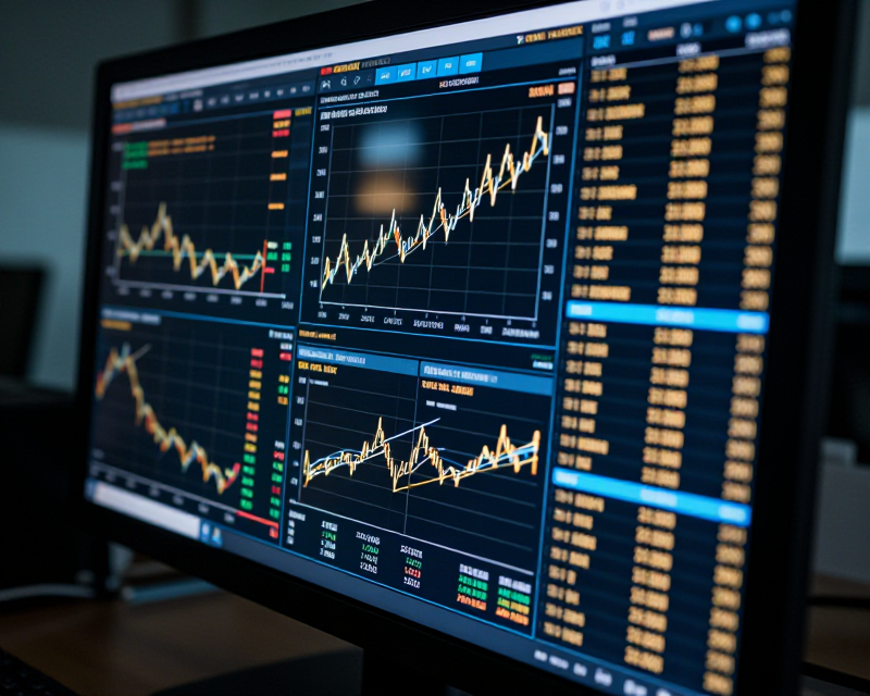 Financial Market Data Display