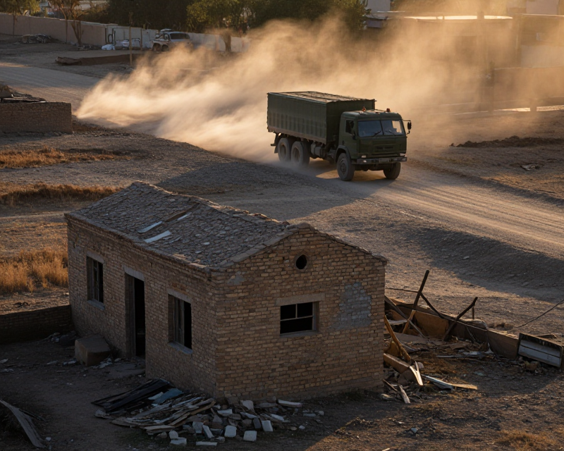 Border tension scene
