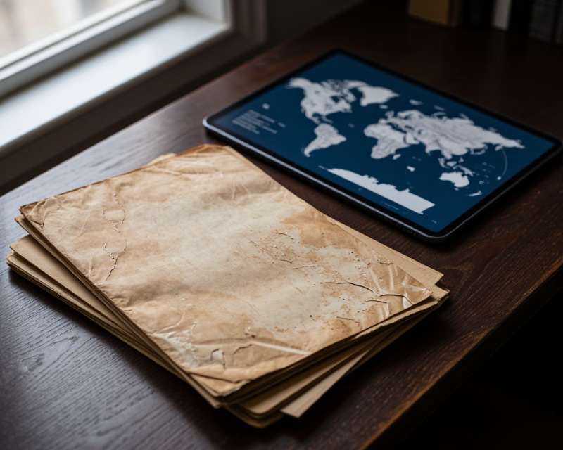 Historical Archive Concept