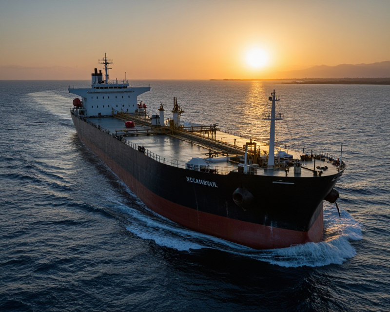 Oil Tanker in Strait of Hormuz