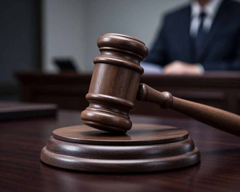 Symbolic Courtroom Gavel