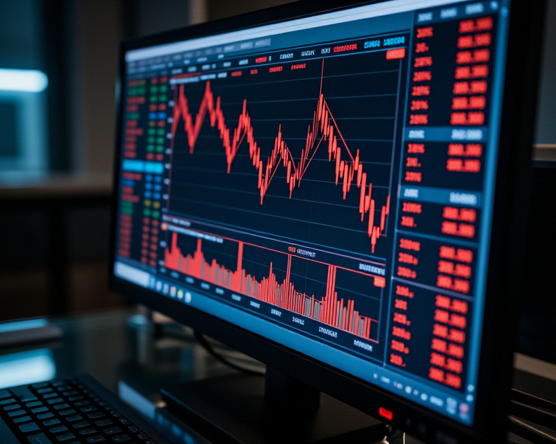 Stock Market Decline Visual