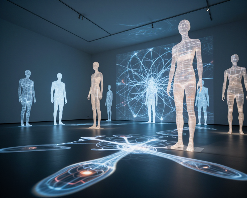 Contemporary Media Art Installation