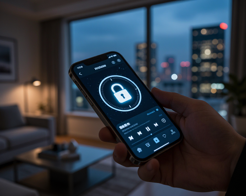 Digital safety concept in Seoul