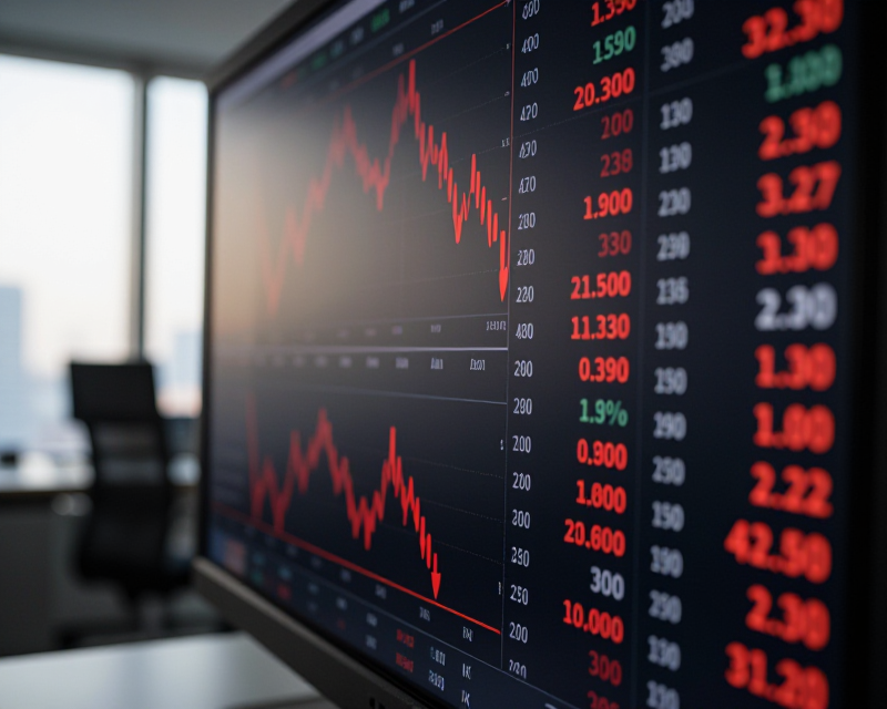 Stock Market Decline Visual